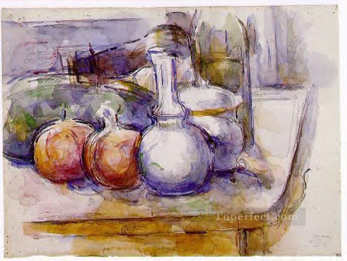 Still Life with Carafe Paul Cezanne Oil Paintings
